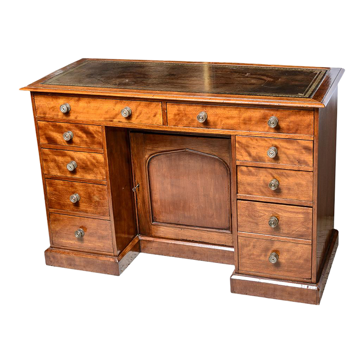 Antique English Mahogany Desk The Elephant's Foot Antiques Online