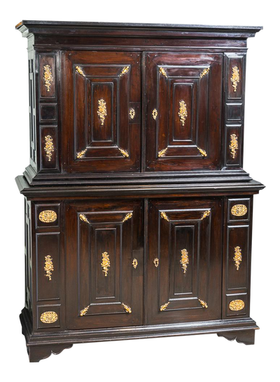 Antique French Ebonized Cabinet