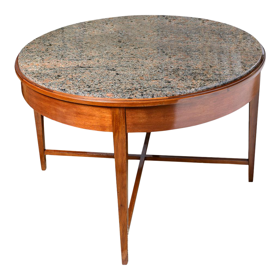 Vintage Marble Top Center Table The Elephant's Foot Antiques Online