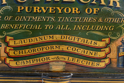 Painted Apothecary Sign