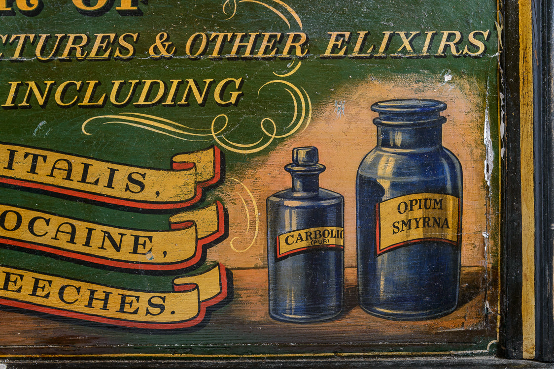 Painted Apothecary Sign