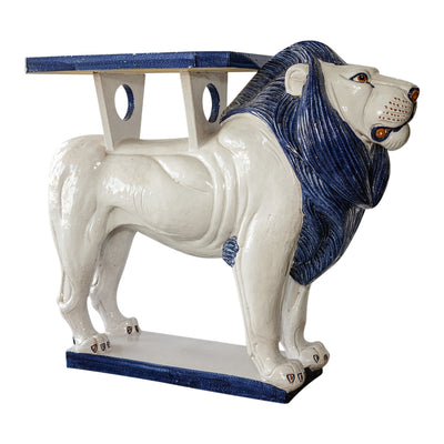 Ceramic Lion Table
