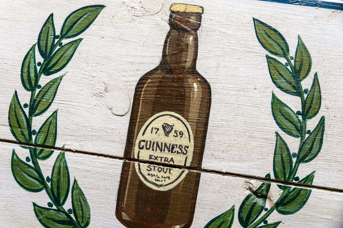Large Wooden Guinness Sign
