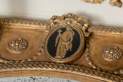 Pair of Faux Marble Top Consoles