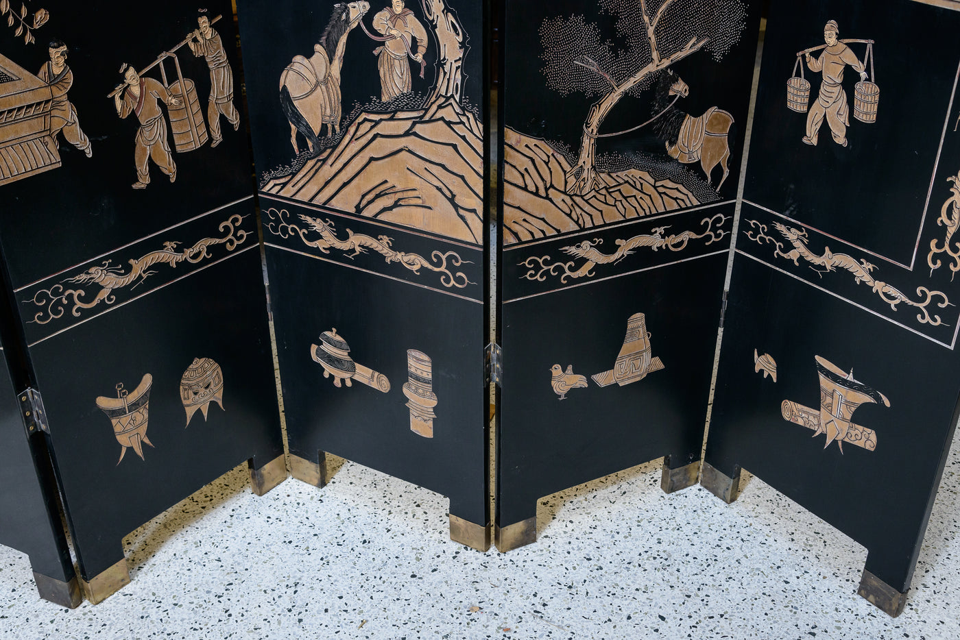 Large Eight Panel Room Screen