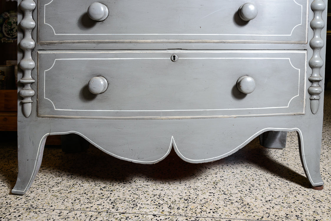 C.1860 Painted Scottish Chest of Drawers