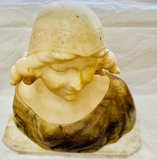 Alabaster Bust of Lady