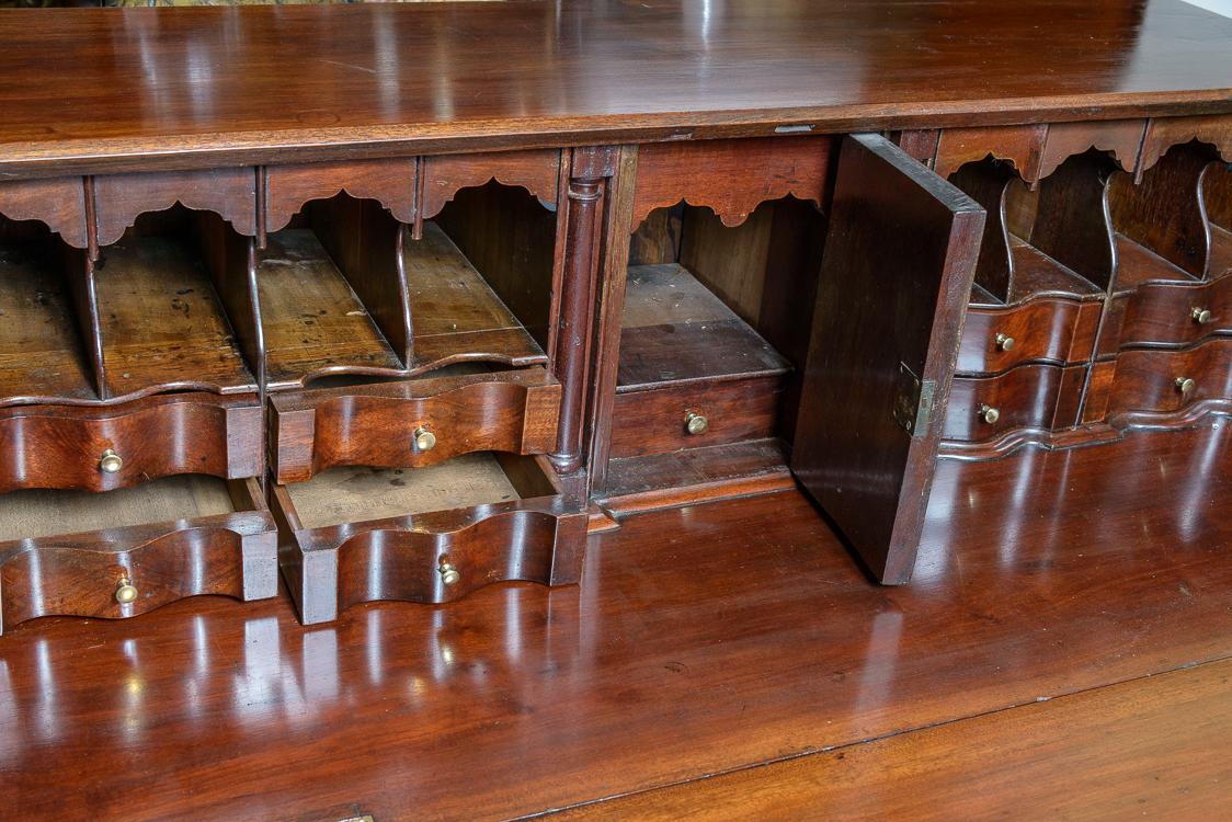 Antique English Mahogany Slant Front Desk