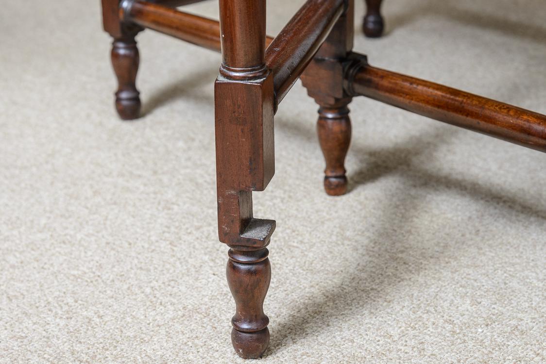 Antique English Mahogany Spider Leg Table