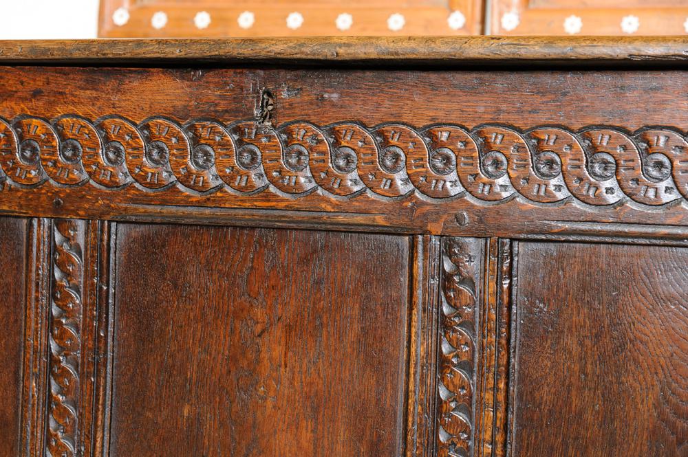 Antique English Oak Coffer