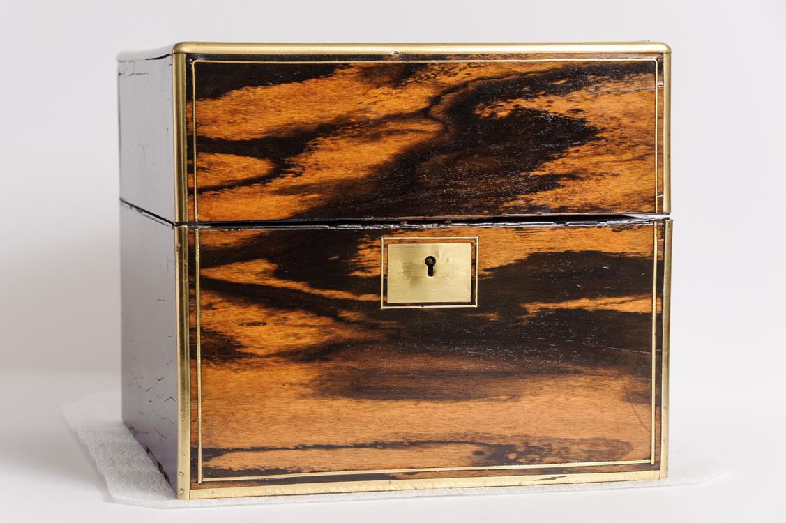 Antique English Rosewood Cellarette Box