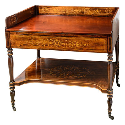 Antique Rosewood English Buffet / Side Table