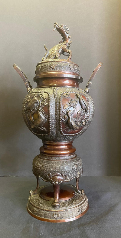 Bronze Urn Incense Burner