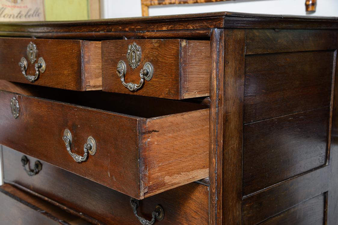 English Oak Chest on Stand