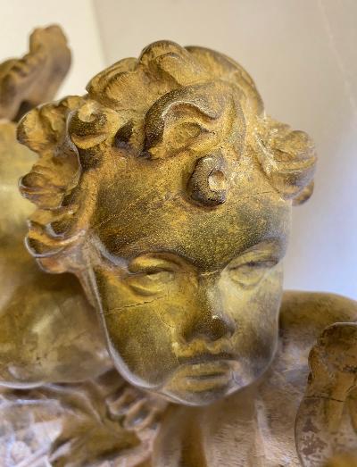 French Wood Carving of Putti