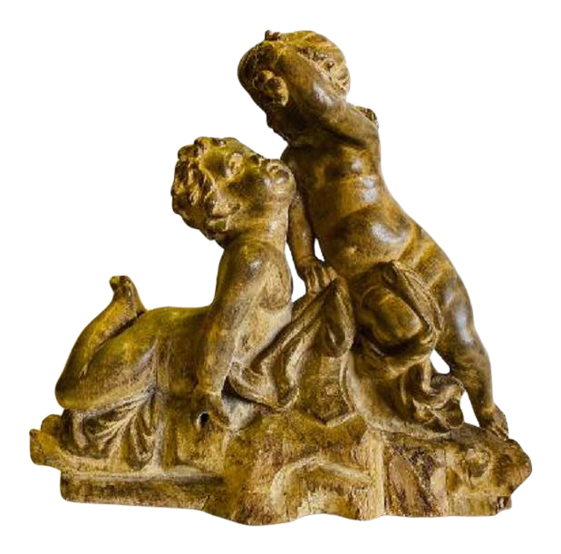 French Wood Carving of Putti