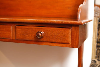 Mahogany Three-Drawer Antique English Wash Stand