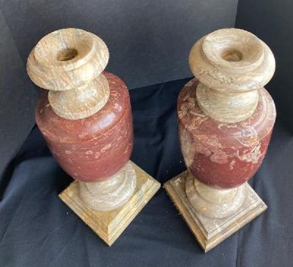 Marble Urns (pair)