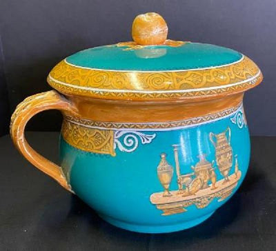 Porcelain Covered Pot