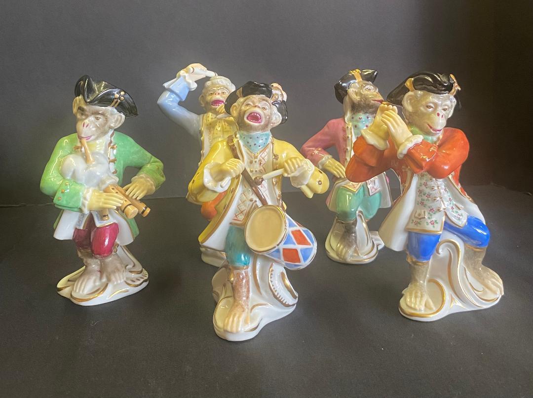 Porcelain Monkey Band by Dresden