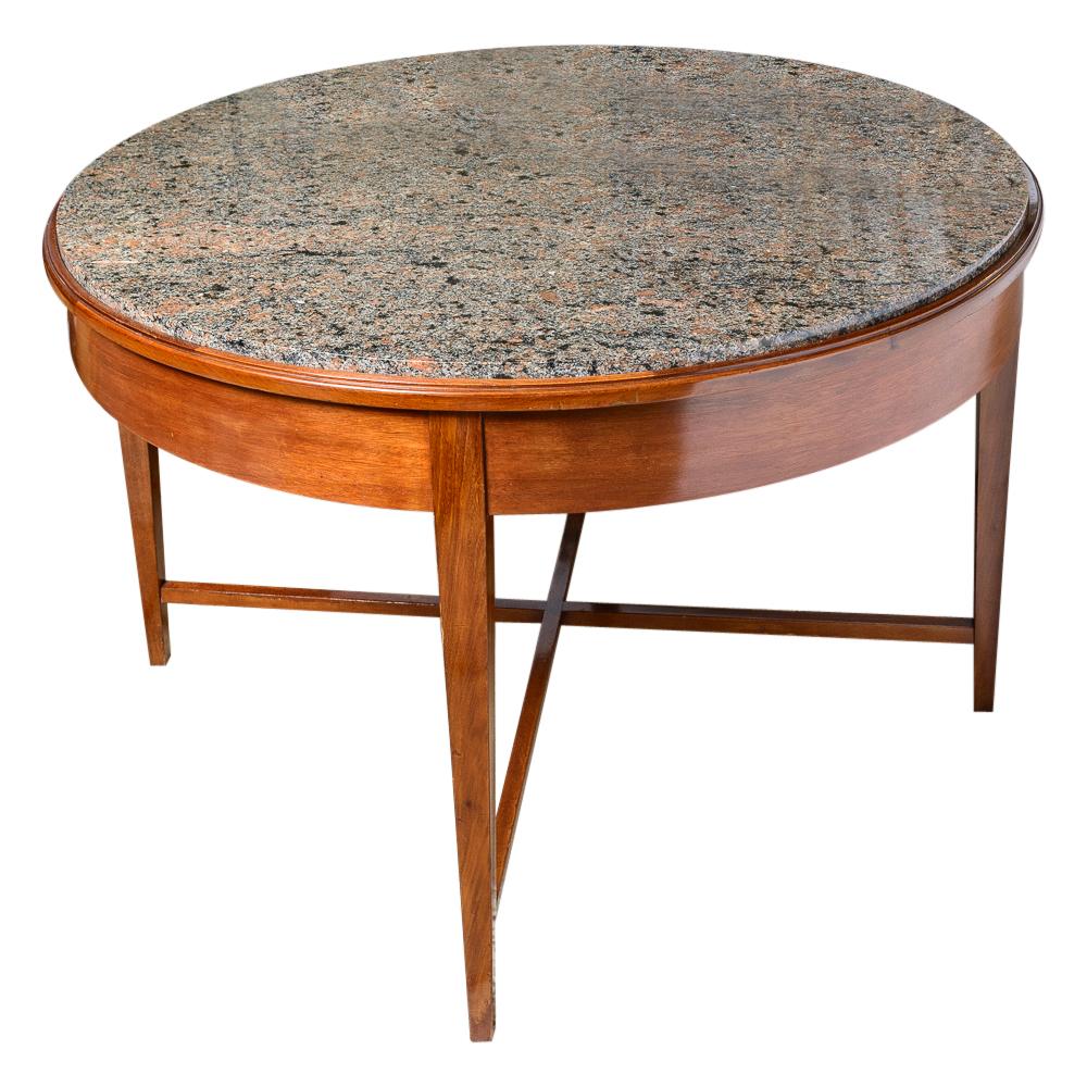Vintage Marble Top Center Table
